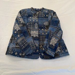 Susan Graver Style Women's Jacket Blazer Large